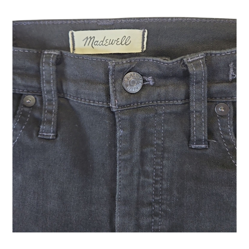 Madewell Jean Black 10" High-Rise Skinny Stretch Denim Size 28 - Picture 6 of 13